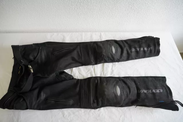 Vanucci Motorrad Herren Lederhose, Größe 52