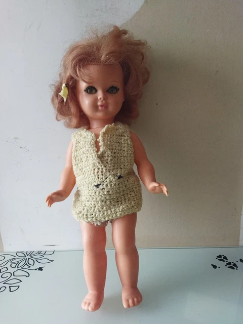 Poupée Bella Ancienne – Yeux Dormeurs – Brevet SGDG – Rhodoïd Vintage