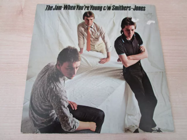 The Jam When You're Young / Smithers-Jones 7" Vinyl Record