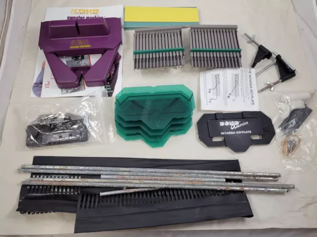 Piezas y herramientas de máquina de suéter Bond America Ultimate, llaveros, placa Intarsia