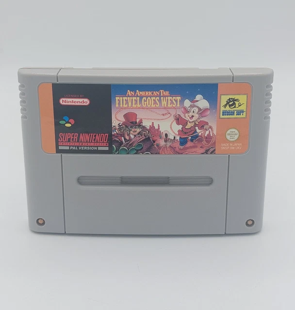 An American Tail: Fievel Goes West Sur SNES - Cartouche PAL - Bon état