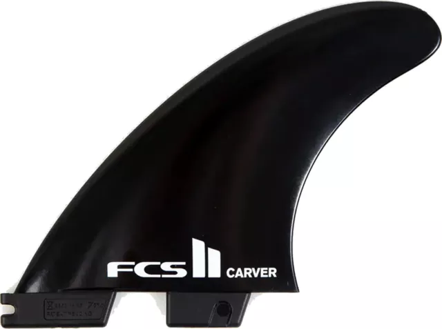 FCS Surf Zubehör II CARVER TRI Finnen Set 2024 black Surfboardbag Finnen Wachs