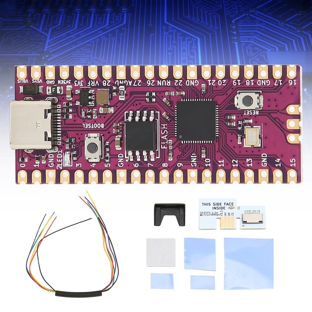 (White)Microcontroller Board For Pico RP2040 Dual Core 264KB ARM