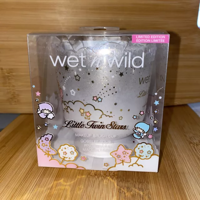 Wet n Wild Sanrio Little Twin Stars Kiki / Lala Makeup Brush Cup NIB