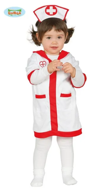 Costume baby infermiera neonata bambina 1- 2 anni