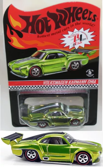 HOT WHEELS LIMITED VW KARMANN GHIA 2012 RLC COLLECTORS GRÜN/GREEN / 1 of 3000