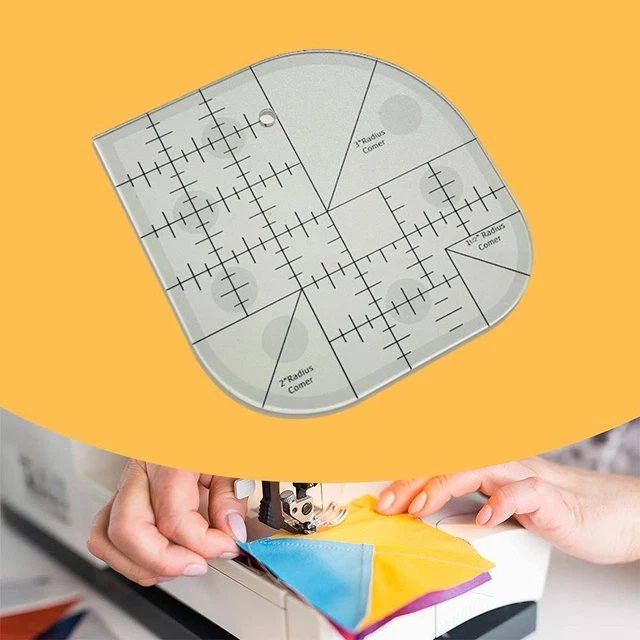 Acryllineer -Lineal -Patchwork -Lineal -Näher Vorlage Diy Tool P6W8 N5H0