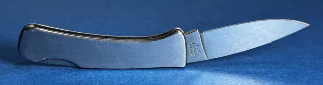 Solingen Germany Folding Lockback Knife Drop Point INOX Single Blade Stainless