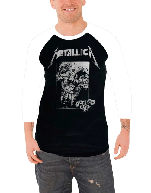 METALLICA T SHIRT Damage Inc Distressed Band Logo Official Mens