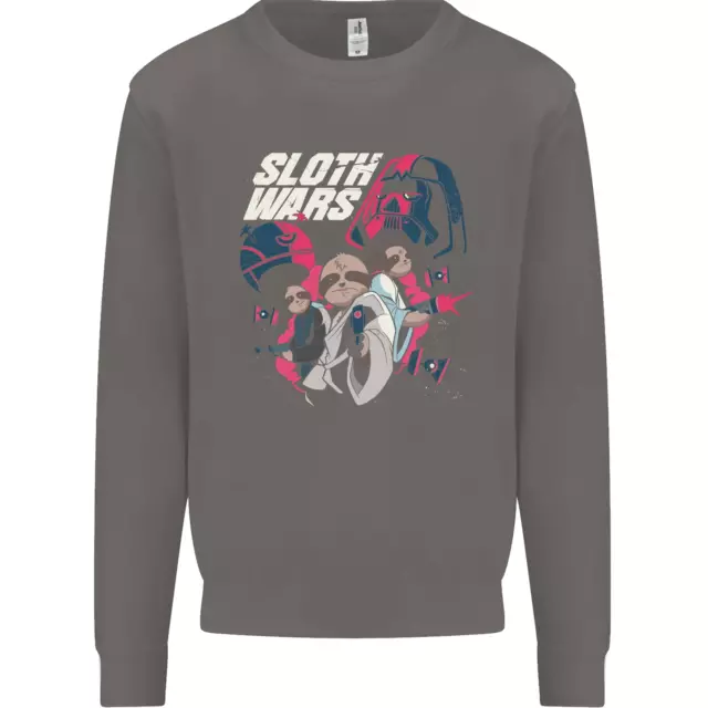 Sloth Wars Funny TV & Movie Parody Mens Sweatshirt Jumper 3