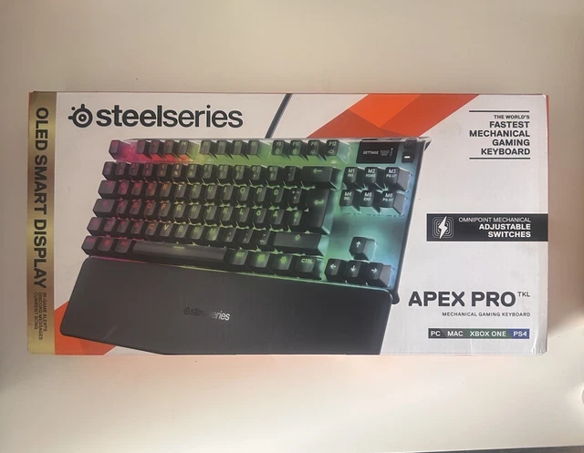 Clavier Gaming SteelSeries Apex Pro TKL - Mécanique QWERTY - Neuf