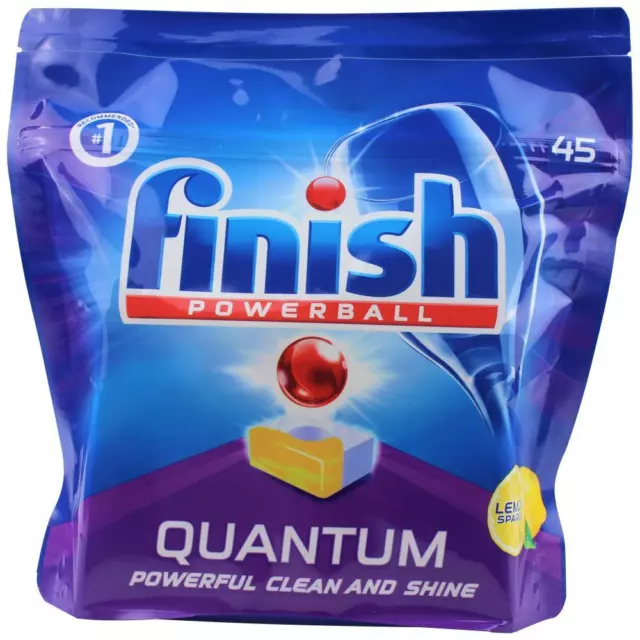 Finish Quantum Ultimate Powerball Dishwashing Tablets Lemon 50pk