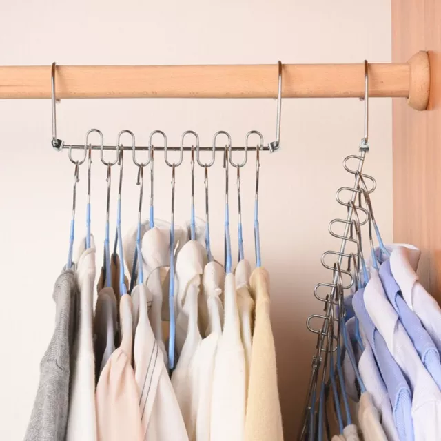 Space Saving Magic Clothes Hanger Metal Clothes Organizer Clothes Rack