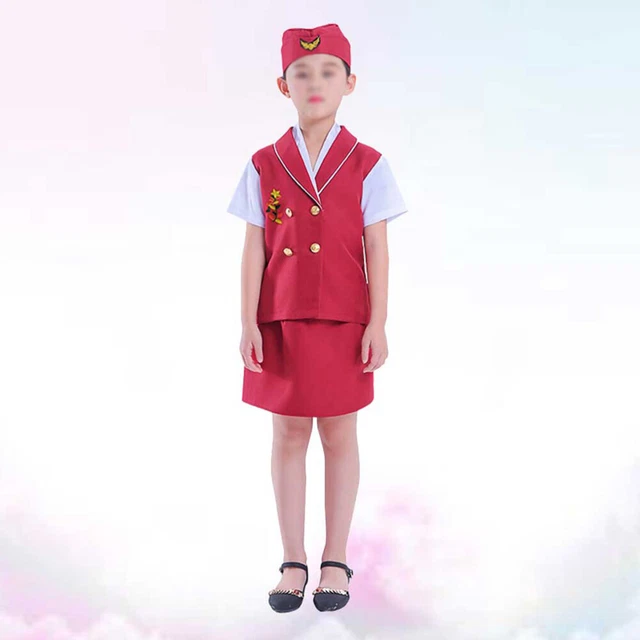 Filles Costume Des Agents De Bord Enfant Costume Des Agents De Bord