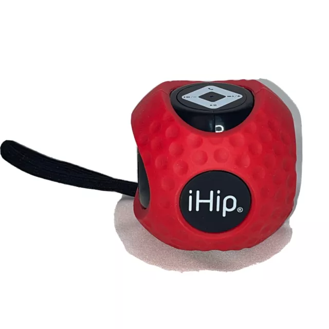 iHip WMRGBALLSPKR Red/Black Bluetooth Wireless Portable Rugged Ball Mini Speaker