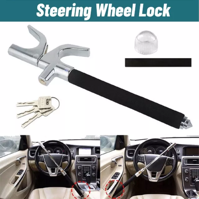 Car Steering Wheel Lock Universal Vehicle Car Truck Security Anti Theft Car Lock