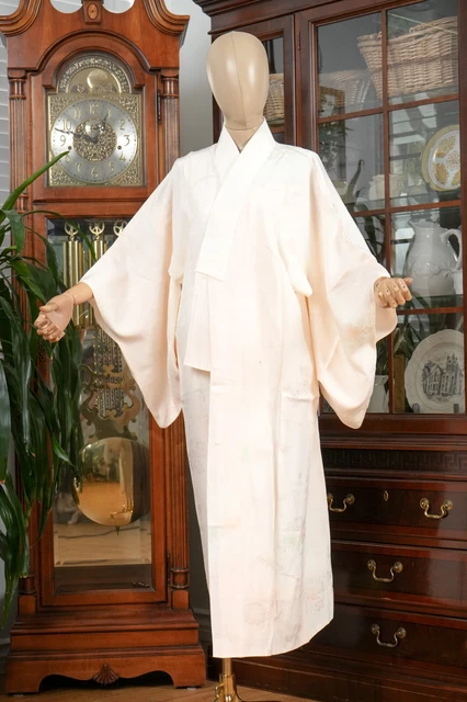 Dear Vanilla Japanese Juban Undergown Women's Kimono Inner Robe Genuine Vintage