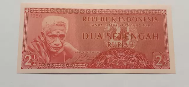 Indonesien, 2,5 Rupiah 1956, Unc.