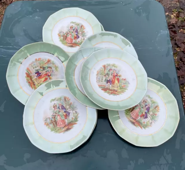 Service de petites assiettes à dessert en porcelaine 1960 par LIMOGES