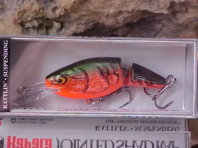 RAPALA Jointed Suspending Shad Rap 5 JSR05 RCW RED CRAWDAD for Bass/Walleye/Pike