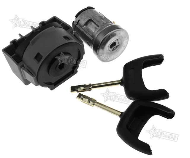 FORD TRANSIT MK7 IGNITION SWITCH & BARREL Cylinder Kit and 2 KEYS Set £