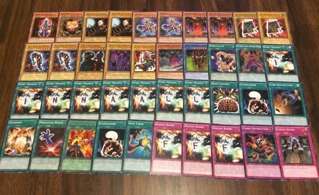 YU-GI-OH ANIME BAKURA Deck 40 Cards Destiny Board Dark Necrofear Earl of Demise $35.00 - PicClick AU YU-GI-OH ANIME BAKURA Deck 40 Cards Destiny Board Dark Necrofear Earl of Demise $35.00 - PicClick AU