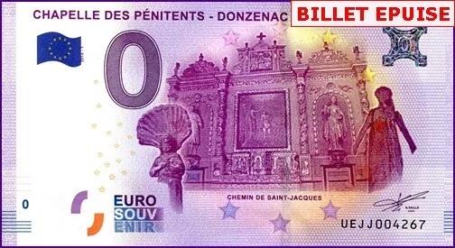 Uejj / Chapelle Des Penitents / Billet Souvenir 0 € / 0 € Banknote 2016-1