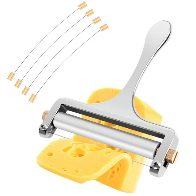 Taglia formaggio in acciaio inossidabile per mozzarella, cheddar, groviera Spessore regolabile per formaggio in blocchi (argento) | Leroy Merlin Taglia formaggio in acciaio inossidabile per mozzarella, cheddar, groviera Spessore regolabile per formaggio in blocchi (argento) | Leroy Merlin