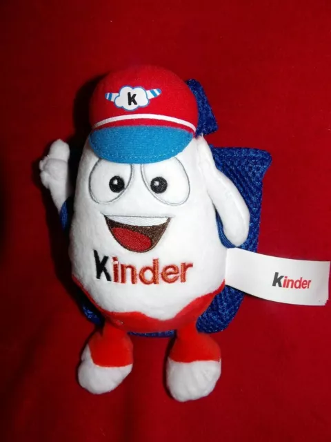 Doudou Peluche Kinder Oeuf KINDER FERRERO Casquette et sac a dos