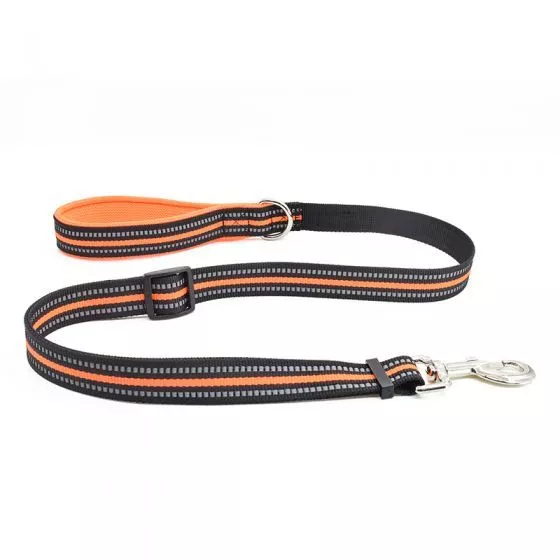 Dog Collar Leash Pet Lead Nylon Strong Reflective Harness Adjustable Walking 3