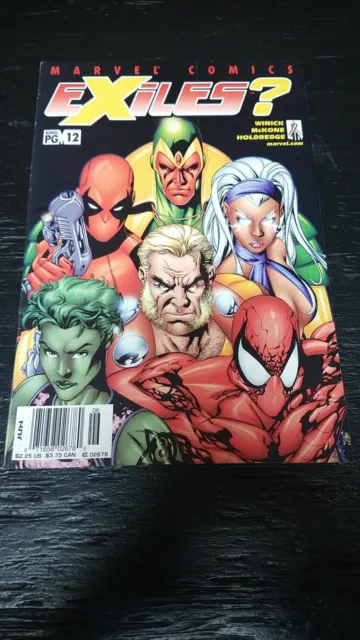 2002 Marvel Comics Exiles #12 Rare Htf Newsstand Vf/Nm Deadpool Carnage