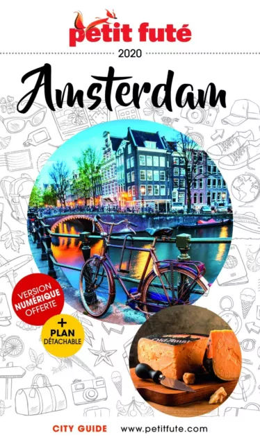 Petit Futé Amsterdam 2020 + 1 Plan Détachable + Version numérique offerte- NEUF.