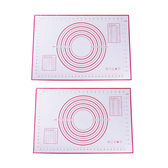 2 pz tappetino per pasticceria grandi misure tappetino per torta silicone tappetino per pizza