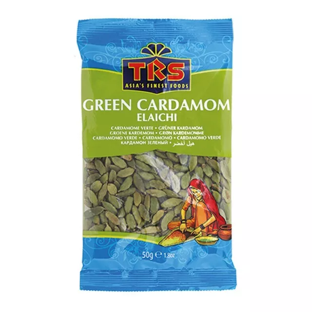 TRS Grüner Kardamom 50 g Green Cardamom Gewürz Würzmittel