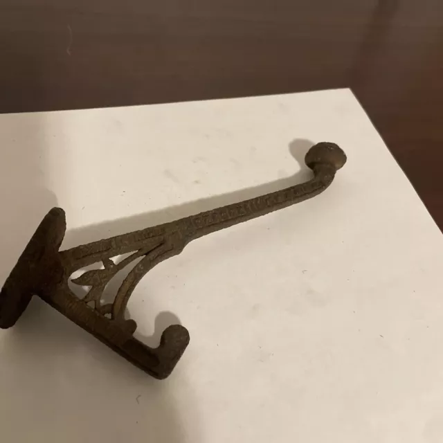 antique original cast iron coat hooks & Hat Hook