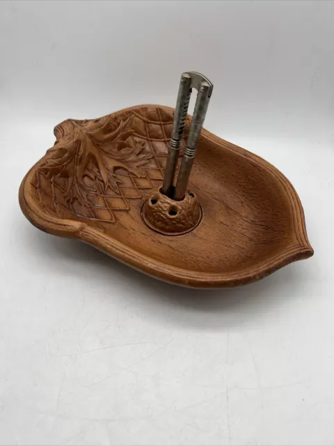 Vintage Nut Dish Tray Bowl Acorn Shape Cracker Multi Product Set USA