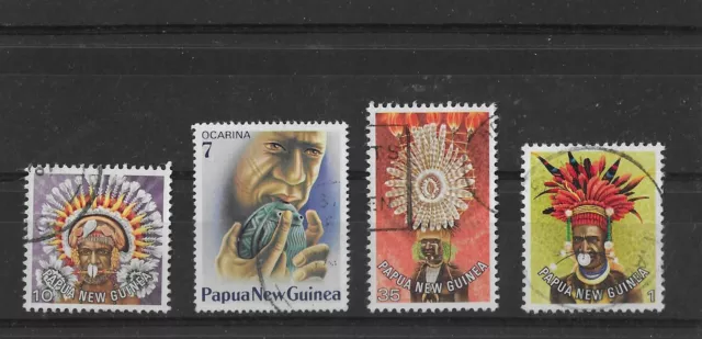 Briefmarken Papua Neuguinea Michel 341, 343, 348, 360 - Jahrgänge 1978 und 1979