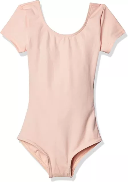 Capezio Girls Short Sleeve Leotard - Girls - Pink - Small