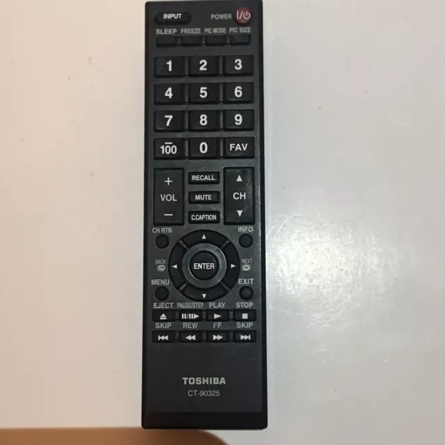 Toshiba Ct-90325 Tv 50L2200U 37E20 22Av600 40Ft1 32C120U Remote Control-R17