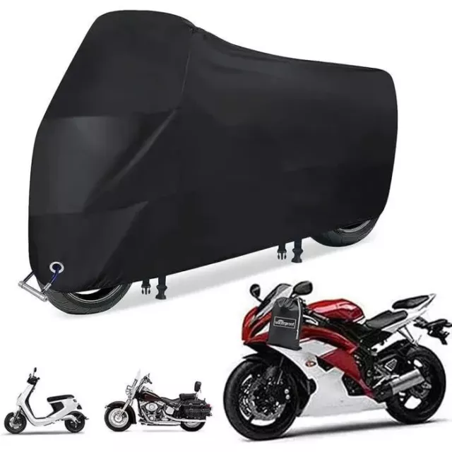 Housse Protection Moto Scooter Bâche Imperméable Polyester 230 x 95 x125 cm