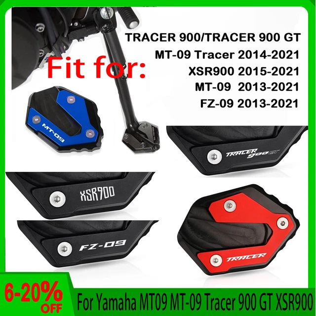 For Yamaha MT-09 Tracer 900 GT XSR900 Kickstand Foot Side Stand Extension Pad