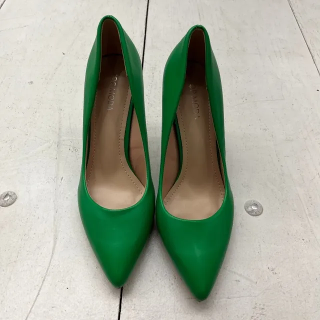 Top Moda Green Monroe Pump Heels Women's Size 9 NEW