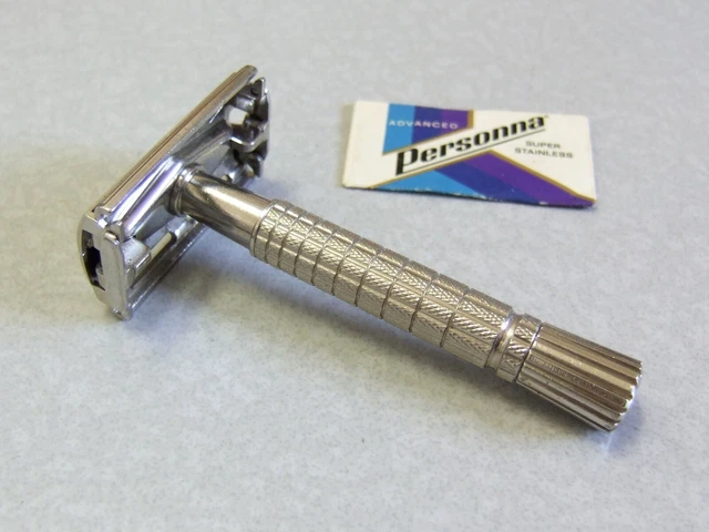Vintage Gillette Super Speed TTO DE Safety Razor K-4 1965
