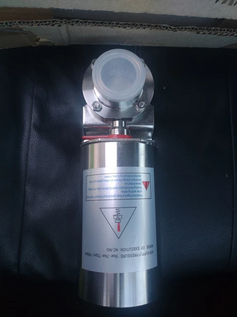 DERNORD 1.5” Tri Clamp Sanitary Butterfly Valve Pneumatic Actuator Valve