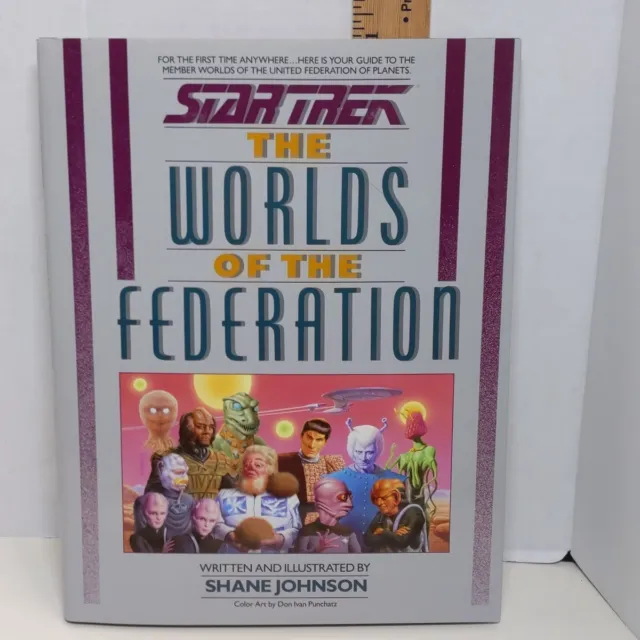 Vintage Star Trek The Worlds Of The Federation Book Shane Johnson Human Klingon