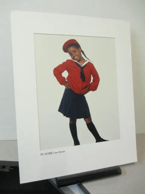 TV GUIDE Cover Portrait 1987 Keshia Knight PULLIAM Little Match Girl school girl