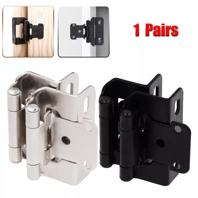 1/2inch Overlay Semi Partial Wrap Around Self Closing Kitchen Cabinet Hinges