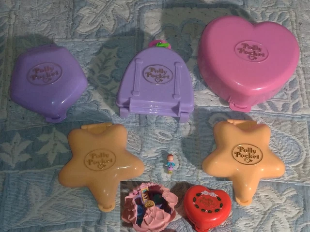 Polly Pocket Bluebird 1996 – Lotus Flower Complet – état Comme Neuf