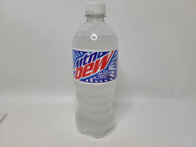 Mountain Dew Whiteout 20oz Bottle Discontinued Mtn Dew Rare White out 1 Bottle