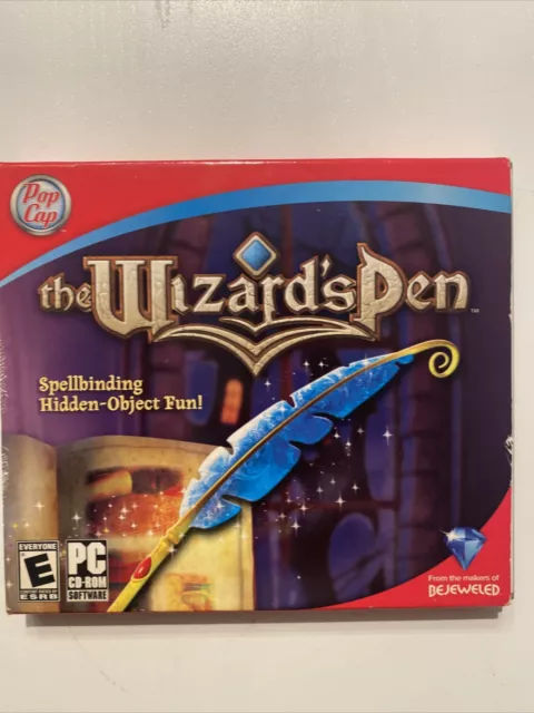 Pop Cap The Wizard’s Pen Mystery Puzzle Game PC CD-ROM Windows Computer Game